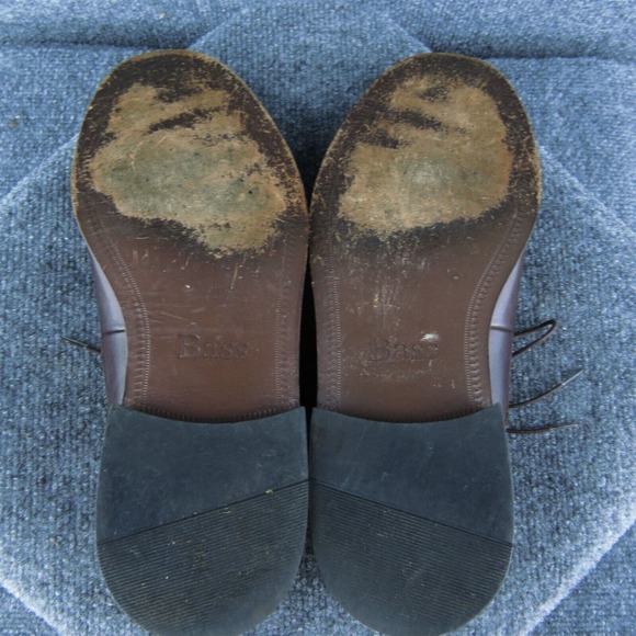 Bass & Co The Esser Men Derby Oxfords Shoes Brown Leather Lace Up Size 11 Medium - Picture 8 of 10